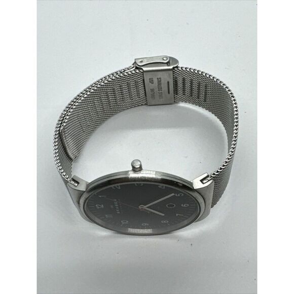 Skagen Ancher SKW6051 Men's Stainless Steel Mesh Analog Dial Quartz Watch AEA145 - Picture 6 of 11
